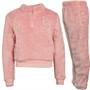 Juicy Couture Girls Teddy Fleece Lounge Set Almond Blossom