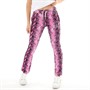 Juicy Couture Girls Snake Velour Bootcut Joggers Almond Blossom