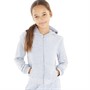 Juicy Couture Girls Tonal Embro Velour Hoodie Heather Grey
