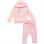 Juicy Couture Girls Heart Tracksuit Almond Blossom