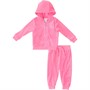 Juicy Couture Girls Velour Tracksuit Summer Neon Pink