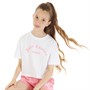 Juicy Couture Girls Boxy T-Shirt Bright White
