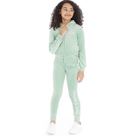 Buy Juicy Couture Girls Hoodie And Slim Joggers Set Granite Green