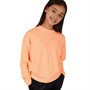 Juicy Couture Girls Chunky Rib Drop Shoulder Sweatshirt Summer Neon Orange