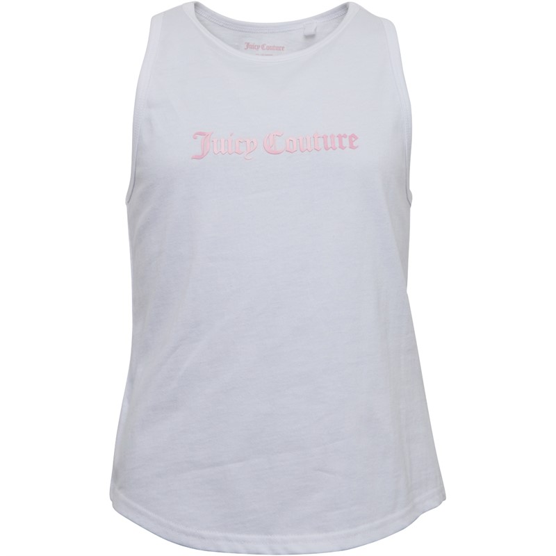 Juicy Couture Girls Vest Top Bright White