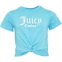 Juicy Couture Girls Twist Front T-Shirt Splish Splash