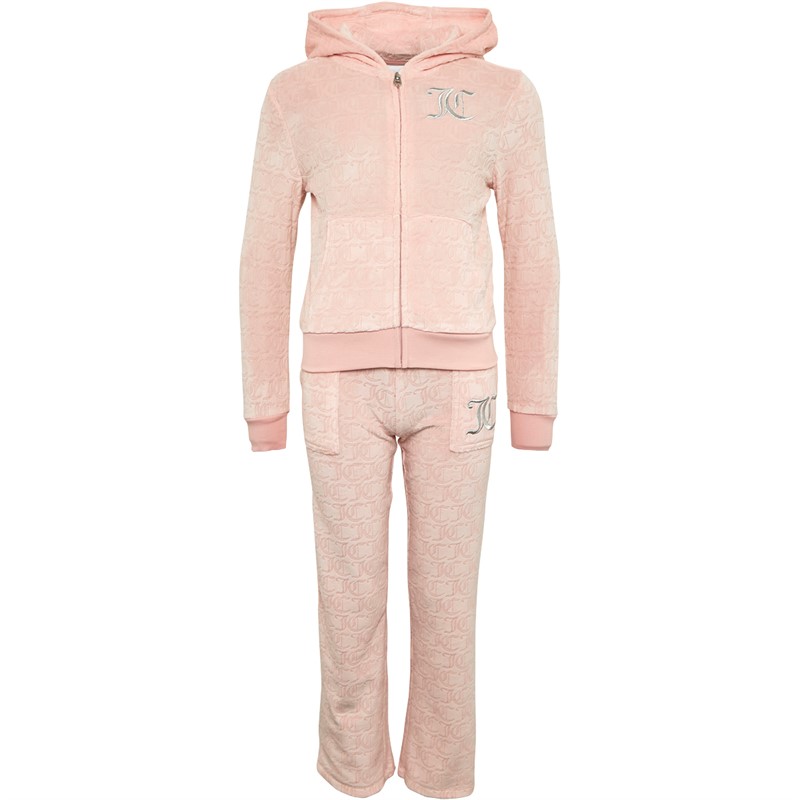 Pink velvet tracksuit set on sale