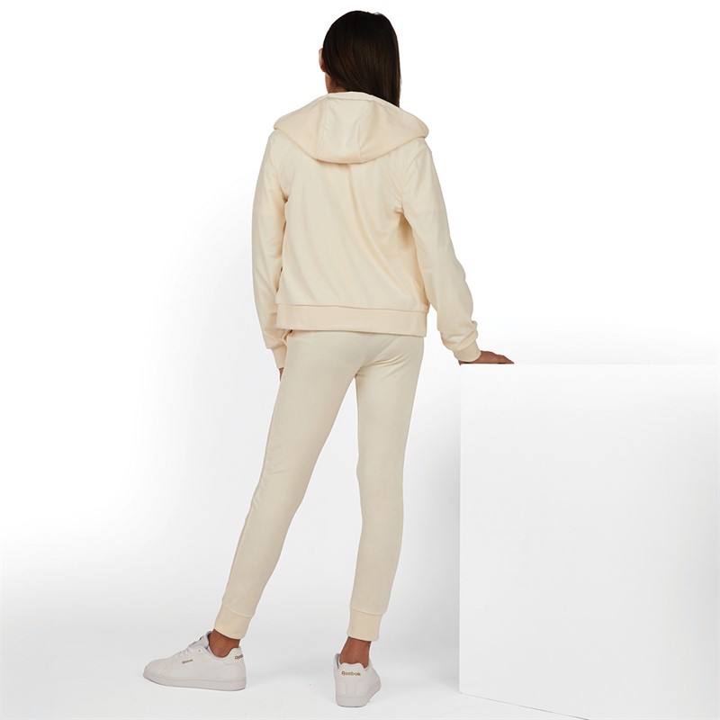 Juicy Couture Girls Velour Zip Thru Tracksuit Vanilla Ice