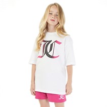 Juicy Couture Girls T-Shirt And Shorts Co-Ord Set Very Berry