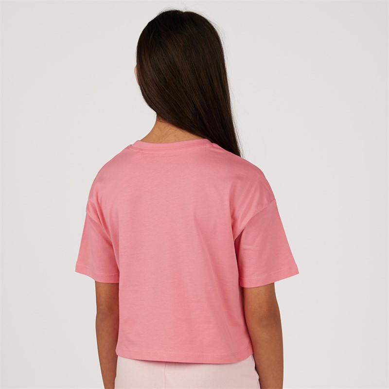 Juicy Couture Girls Oversized Boxy T-Shirt Pink