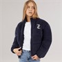Juicy Couture Mädchen Samt Stehkragen Daunenjacke Nachthimmel