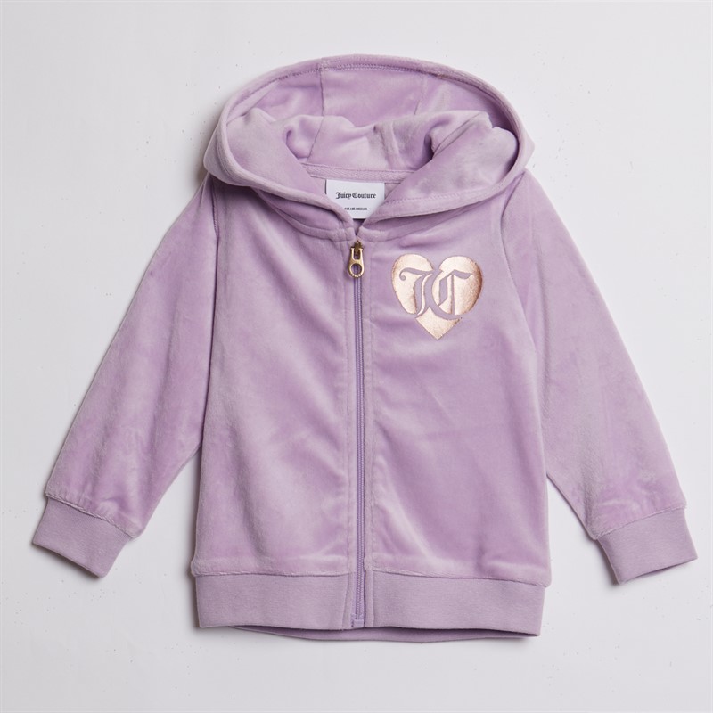 Juicy Couture Baby Girls Velour Tracksuit Lavenula