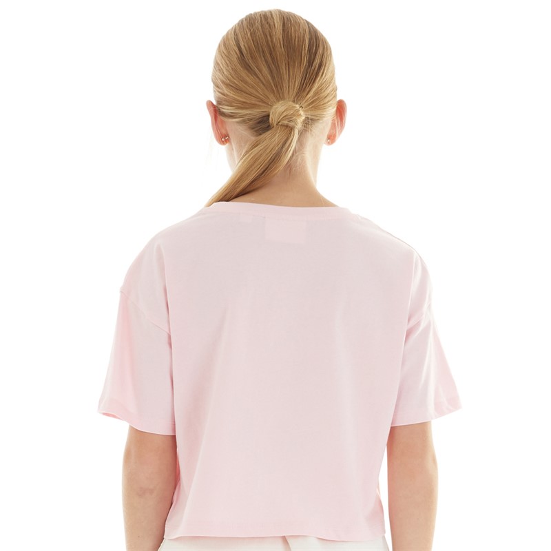 Juicy Couture Girls Tonal Boxy T-Shirt Almond Blossom