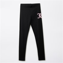 Juicy Couture Girls Logo Leggings Jet Black