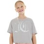Juicy Couture Piger Tonal Boxy T-shirt Sølv Sconce