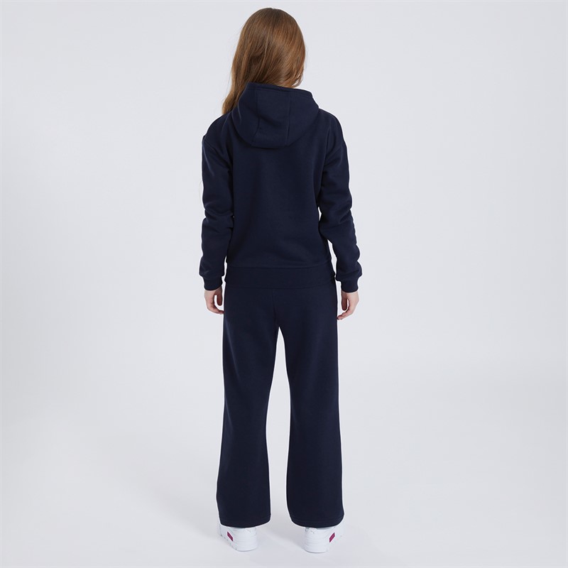 Juicy Couture Girls Overhead Hoodie And Wide Leg Joggers Tracksuit Set Night Sky