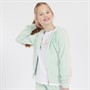 Juicy Couture Girls Towelling Zip Through Hoodie Surf Spray