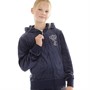 Juicy Couture Girls Diamante Crown Zip Through Hoodie Night Sky