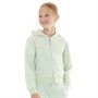 Juicy Couture Girls Tonal Zip Through Hoodie Surf Spray