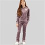 Juicy Couture Girls Velour Zip Through Hoodie And Bootcut Joggers Tracksuit Ephemera