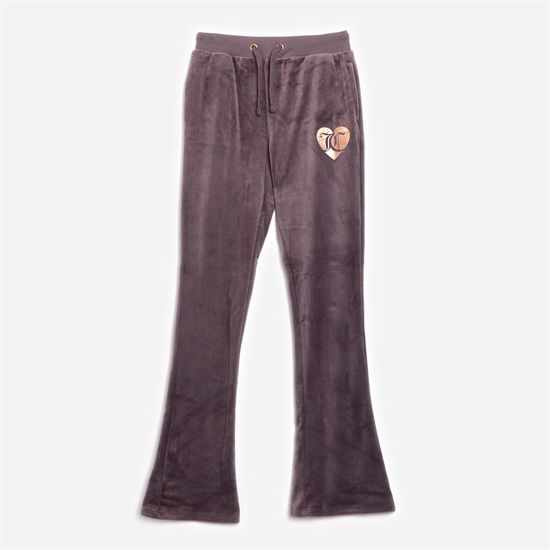 Juicy Couture Girls Velour Zip Through Hoodie And Bootcut Joggers Tracksuit Ephemera