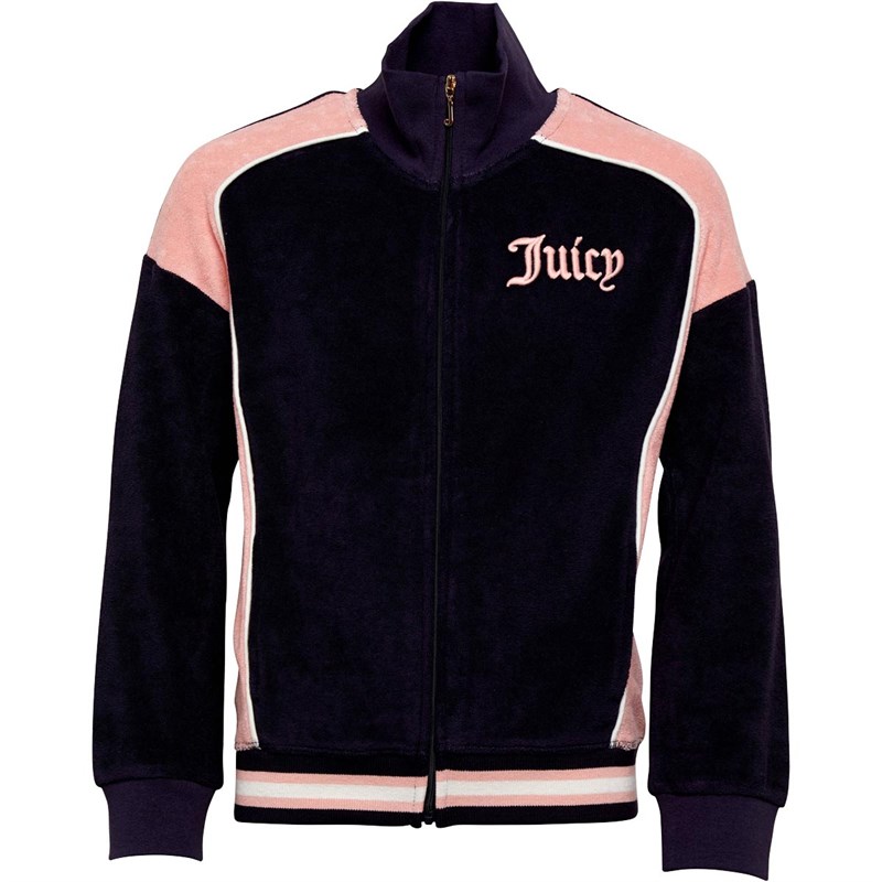Buy Juicy Couture Junior Girls Micro Terry Track Jacket Regal