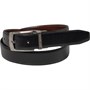 Jeff Banks Mens Keeper Logo Reversible Belt Black/Brown