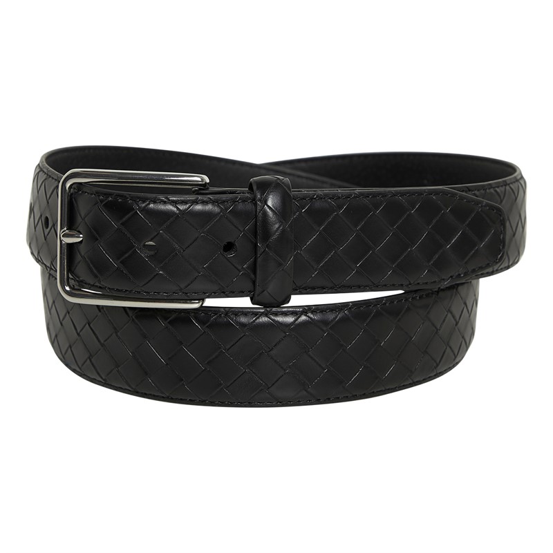 Buy Jeff Banks Mens Turner Weave Belt Black