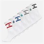 Jeff Banks Mens Seven Pack Crew Socks White/Red/Blue/Grey/Blue/Navy/Green/Blue