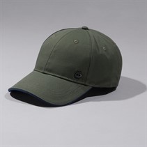 Jeff Banks Mens Henley Baseball Cap Forest Green/Navy