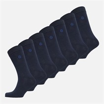 Jeff Banks Mens Seven Pack Plain Socks Navy