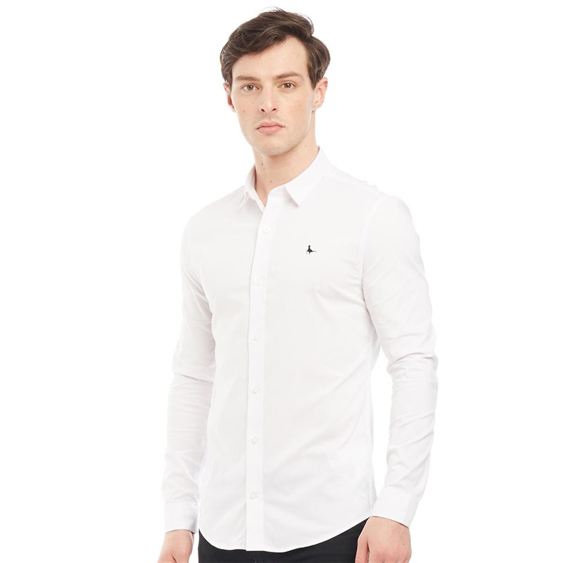 skinny fit white shirt