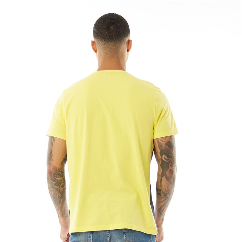 T shirt jaune pale homme