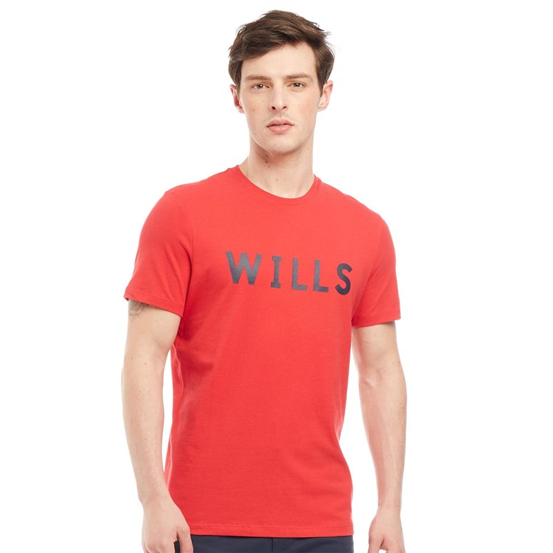Buy Jack Wills Mens Charleston Graphic TShirt Red