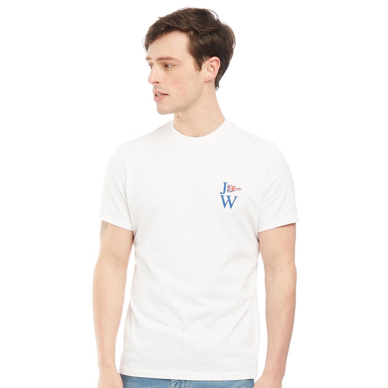 Buy Jack Wills Mens Satterton Graphic TShirt White