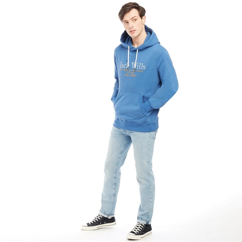 jack wills blue hoodie