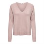 Jacqueline De Yong Damen Jdycharly O Neck Pullover Pullover mit V-Auschnitt Hellrosa