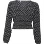 Jacqueline De Yong Dame Jdykarla Smock Wrap Woven Lo Overdele Sort