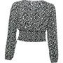 Jacqueline De Yong Dames Jdykarla Smock Wrap Woven Lo Tops Groen