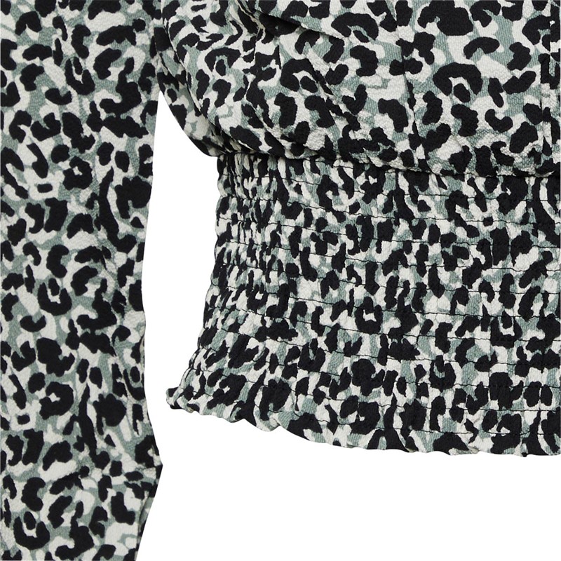 Jacqueline De Yong Dames Jdykarla Smock Wrap Woven Lo Tops Groen