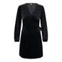 Jacqueline De Yong Dame Jdyvelvy Velvet JRS Wrap LO Kjoler Sort
