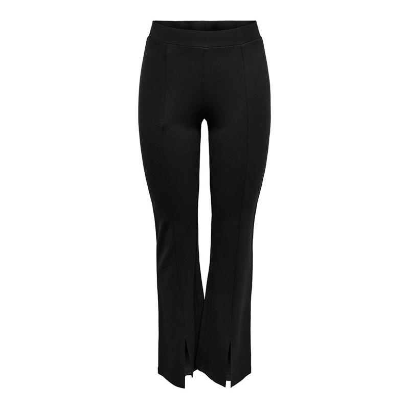 Jacqueline De Yong Pantalons Jdybeauty Mia Slit Flare JRS Pant LO Femme Noir