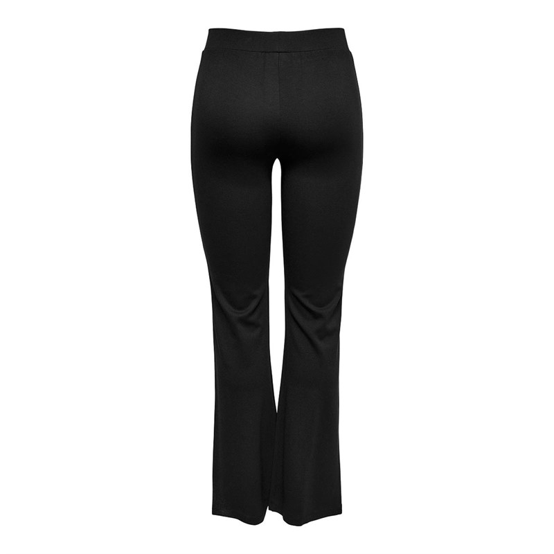 Jacqueline De Yong Pantalons Jdybeauty Mia Slit Flare JRS Pant LO Femme Noir
