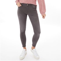 Jacqueline De Yong Womens Sonja Skinny Jeans Grey Denim