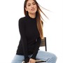 Jacqueline De Yong Womens Maryan Jumper Black