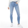 Jacqueline De Yong Damen JDY Blume Skinny Jeans Blau