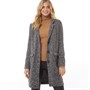 Jacqueline De Yong Womens JDY Besty Jacket Dark Grey Melange