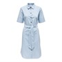 Jacqueline De Yong Robes Women Norr 2/4 Femme Bleu Clair