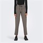 Jacqueline De Yong Dames Catia Ancle Pant Broek Grijs-Bruin