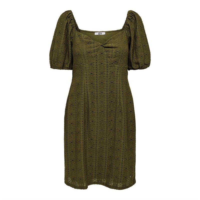 Jacqueline De Yong Robes Willow Bow Cutting Femme Vert Olive